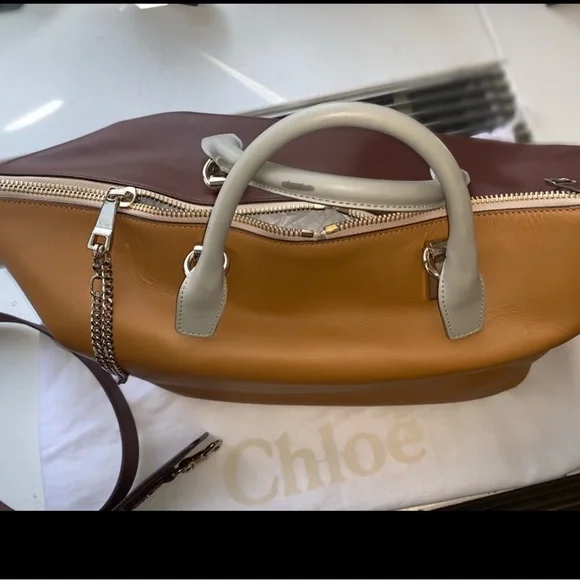💐Chloe Baylee two tone calfskin bag “ Yummy Cookie” - Picture 14 of 15